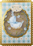 Baby Boy Diecut Greeting Card