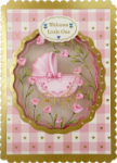 Baby Girl Diecut Greeting Card