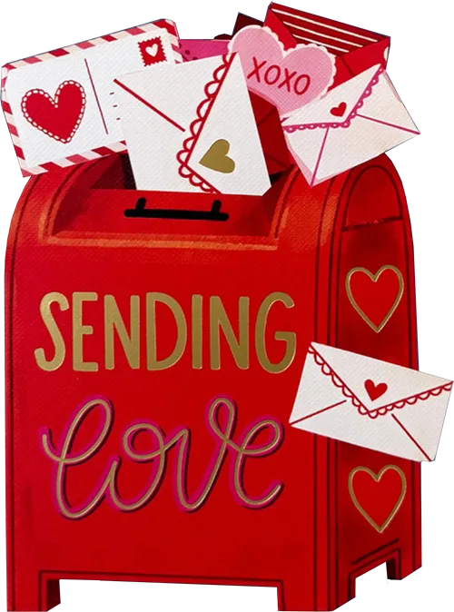 Mailbox Love Diecut Greeting Card