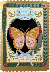 Butterfly Mothers Day Diecut Greeting Card