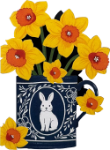Mug Easter Diecut Greeting Card