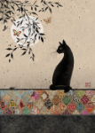 Cat Pattern Blank Greeting Card