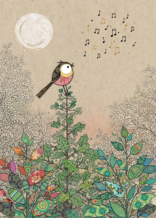 Song Bird Greeting Card