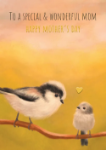 Little Bird Mother's Day Greeting Card