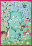 Fawns Mother's Day Trifold Greeting Card