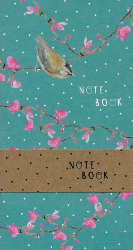 Bird Blossom Small Notebook