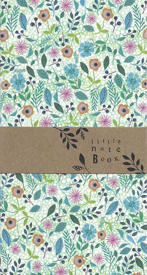 Blue Ditsy Small Notebook