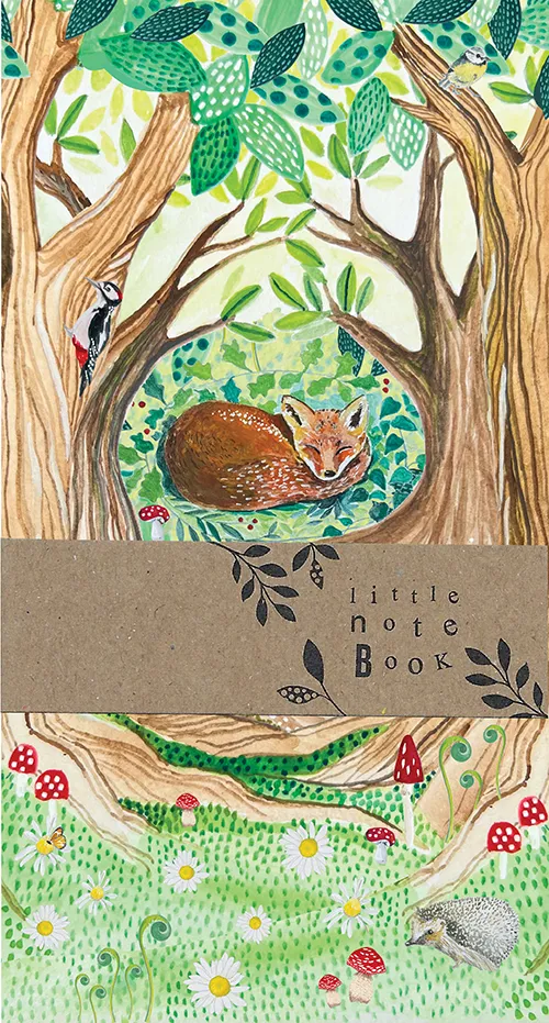 Woodland Fox Small Notebook