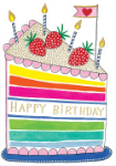 Slice Cake Birthday Greeting Card