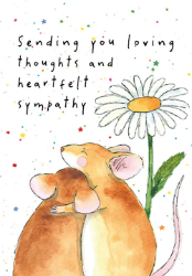 Mouse Sympathy Greeting Card