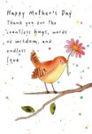 Bird & Branch Mother's Day Greeting Card