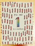 One In A Million Friendship Greeting Card