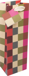 Geo Check Bottle Bag