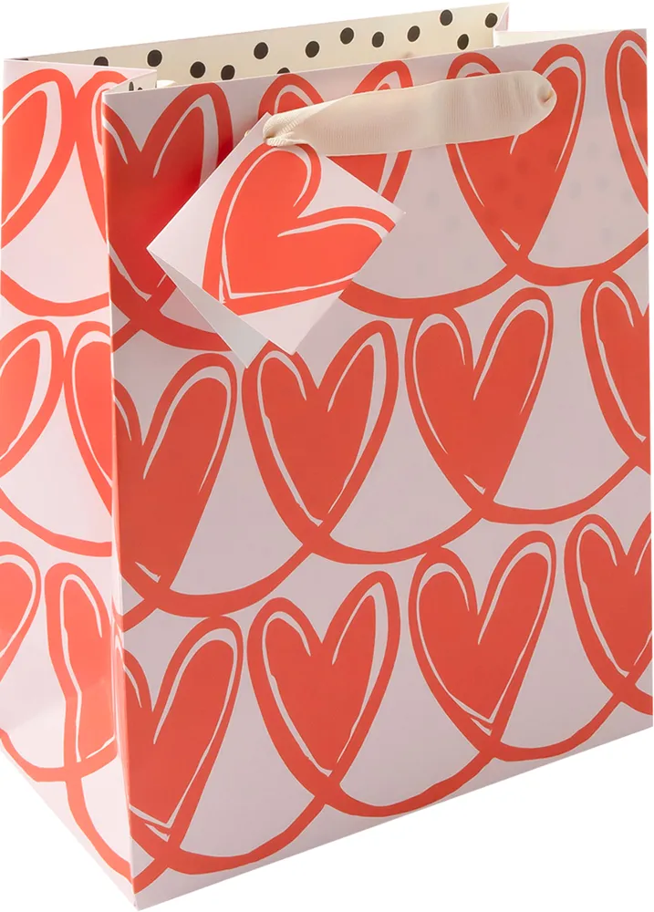 Linked Heart Large Gift Bag