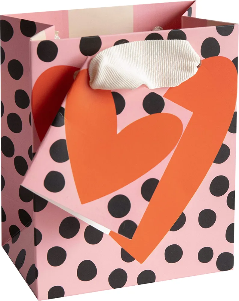 Linked Heart Small Gift Bag