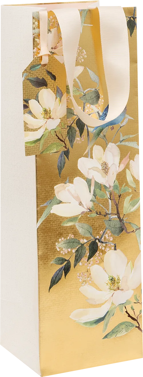Magnolia Bird Bottle Bag