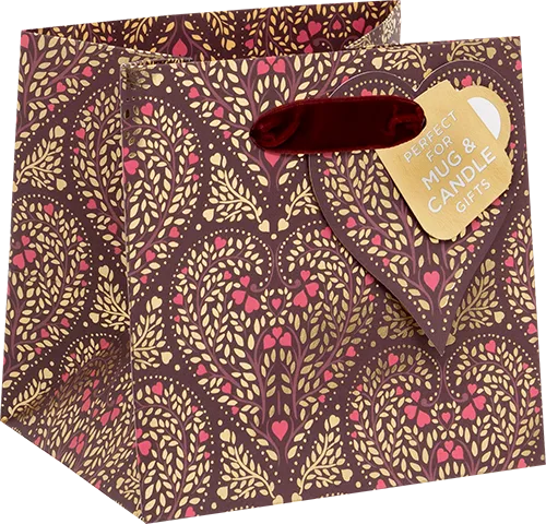 Filigree Heart Small Gift Bag