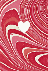 Heart Marble Love Diecut Greeting Card