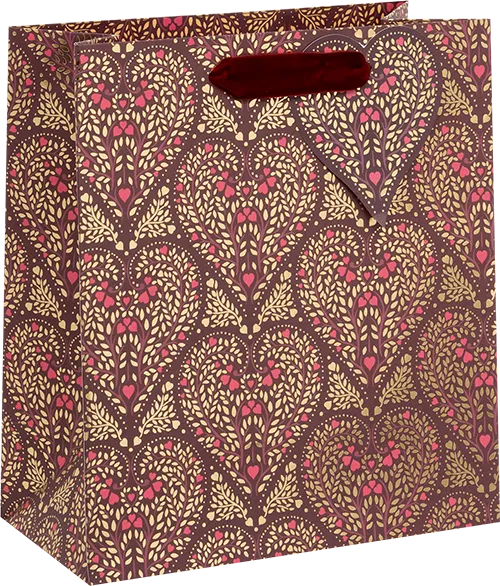 Filigree Heart Medium Gift Bag
