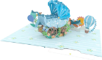 3D Baby Boy Greeting Card
