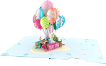 3D Birthday Dog Greeting Card