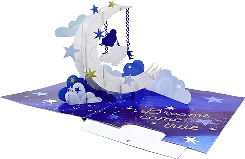 3D Dreams Blank Greeting Card