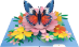 3D Butterfly & Flowers Greeting Card