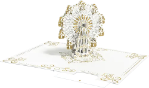 3D Ferris Wheel Blank Greeting Card