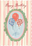 Balloons Frame Birthday Greeting Card