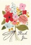 Flowers Thank You Greeting Card