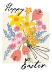 Bouquet Easter Greeting Card