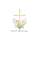 Cross Easter Greeting Card