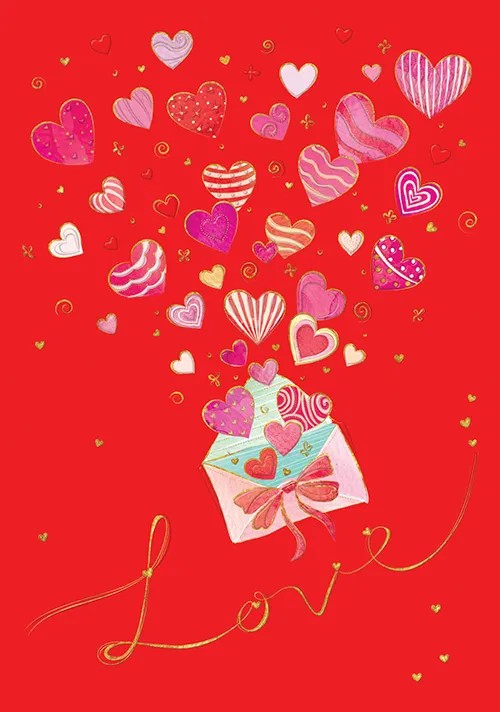 Love Envelope Valentine's Day Greeting Card