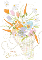 Bouquet Easter Greeting Card