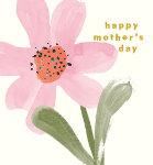 Pink Flower Mother's Day Greeting Card