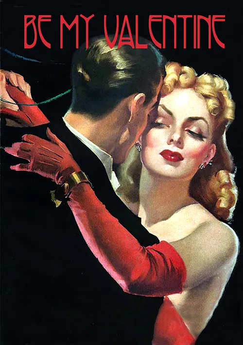 Hollywood Pair Valentine's Day Greeting Card