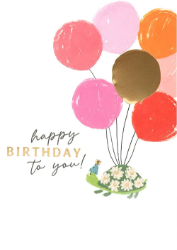 Tortoise Birthday Greeting Card