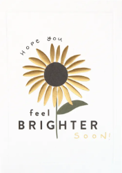 Brighter Soon Get Well Greeting Card