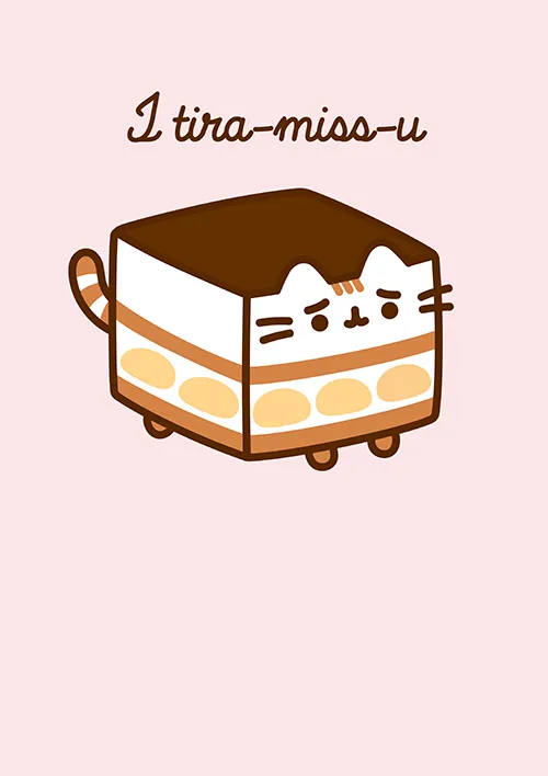 Pusheen Tira-Miss Friendship Greeting Card