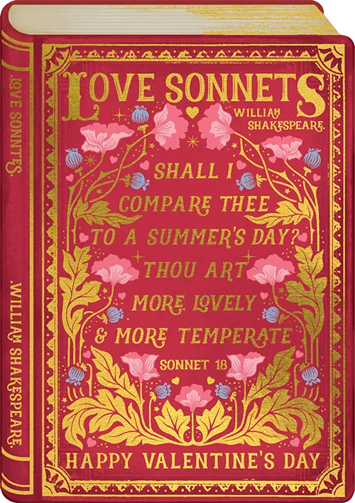 Love Sonnets Valentine's Day Greeting Card