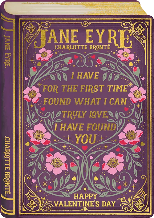 Jane Eyre Valentine's Day Greeting Card
