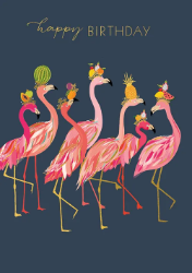 Flamingos Birthday Greeting Card