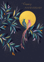 Two Birds Anniversary Greeting Card