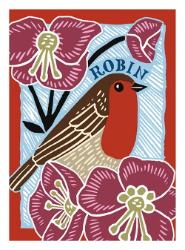 Robin Blank Greeting Card