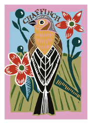 Graffinch Blank Greeting Card