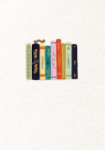Books Blank Greeting Card