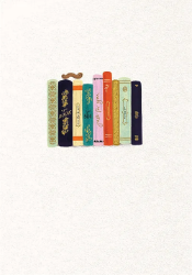 Books Blank Greeting Card