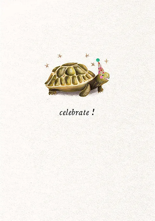 Tortoise Congratulations Greeting Card