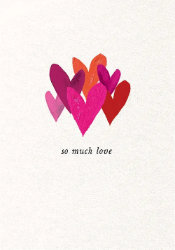 So Many Hearts Love Greeting Card