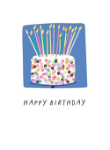 Cake Dots Birthday Greeting Card